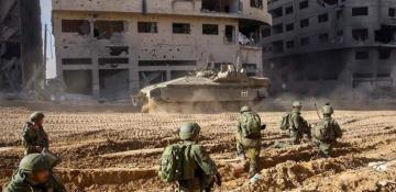 The Israeli air force strikes over 100 military targets in the Gaza Strip