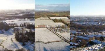 Heavy snow causes flight delays, diversions, and motorway collisions in UK