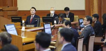 South Korea's impeached president denies ordering lawmakers' ejection from parliament 
