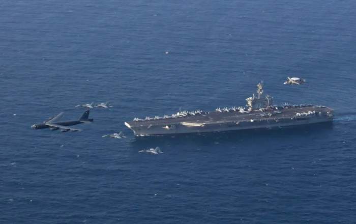 Yemen's Houthi rebels have claimed responsibility for a new attack on a US aircraft carrier in the Red Sea