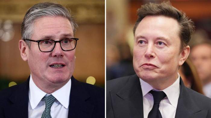 UK's Starmer criticizes 'lies and misinformation' following attacks from Musk 