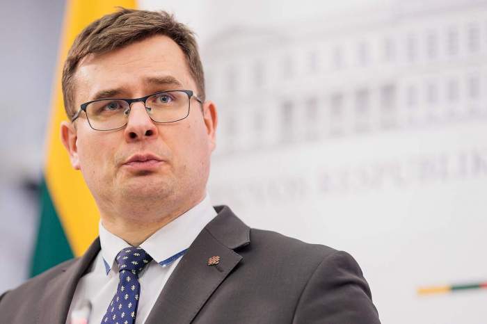 Former Defense Minister Kasciunas becomes leader of Lithuania's largest opposition party 