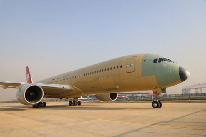 China receives first unpainted Airbus A350 in 2025 for finishing, delivery 