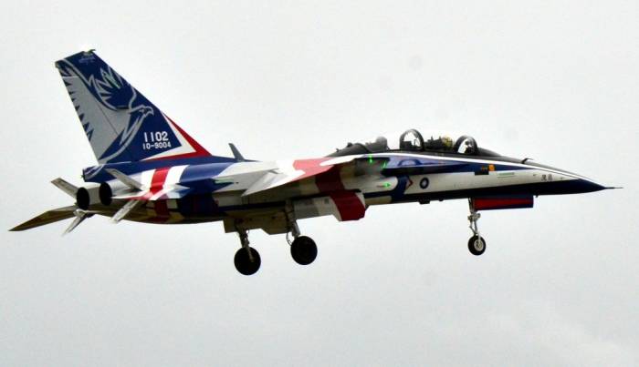 Taiwan's military training jet crashes due to engine failure