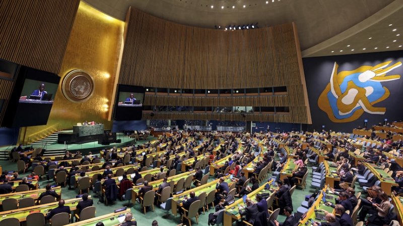 US breaks with European allies, joins Russia in voting against UN resolution on Ukraine