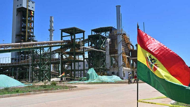 Bolivia launches steel plant built with Chinese loan