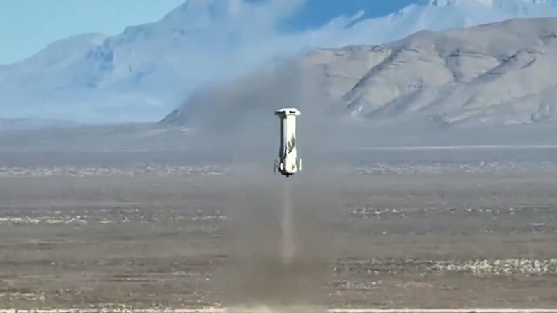 Blue Origin launches 10th space tourism mission -  VIDEO 