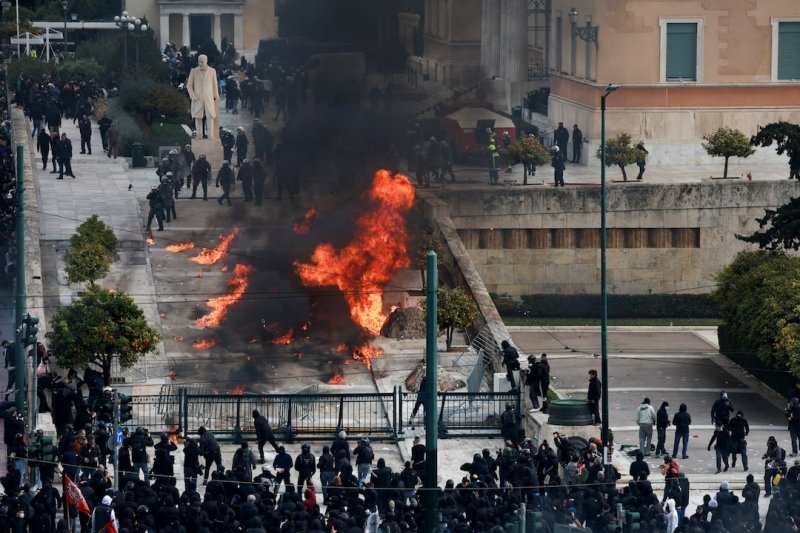 Thousands protest across Greece on second anniversary of deadliest train crash