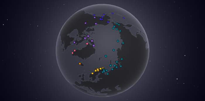 Map reveals growing military presence of NATO and Russia in the Arctic