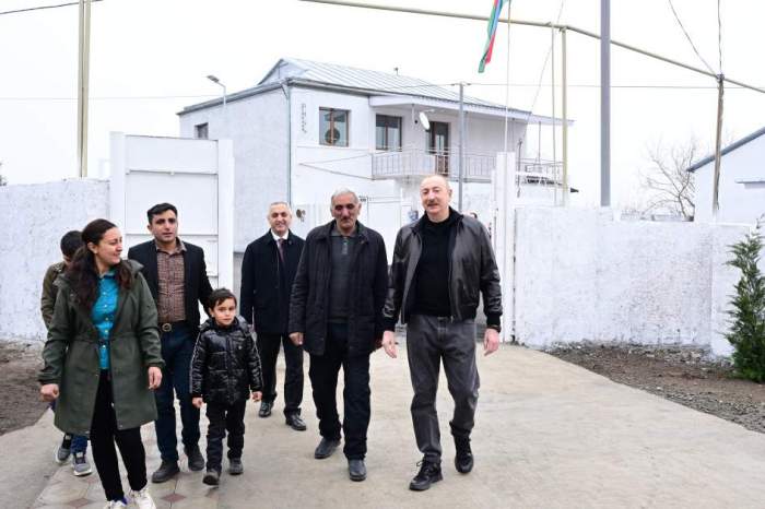 News about - President Aliyev reviews ongoing restoration in Khojaly's Ballija village, meets relocated residents