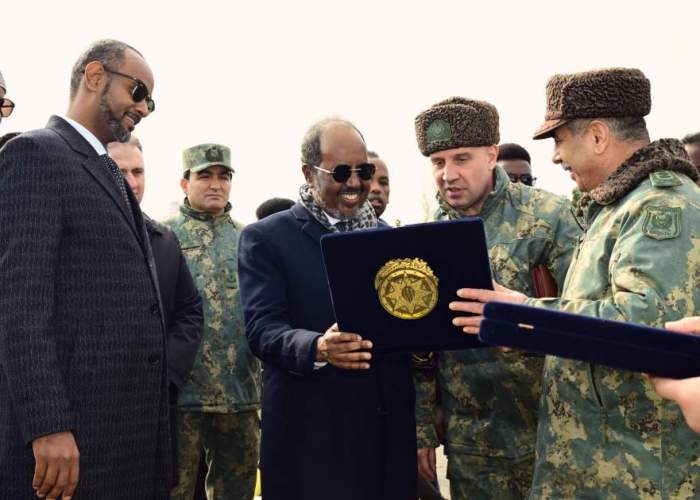 News about - Somali president visits Azerbaijan’s commando military unit