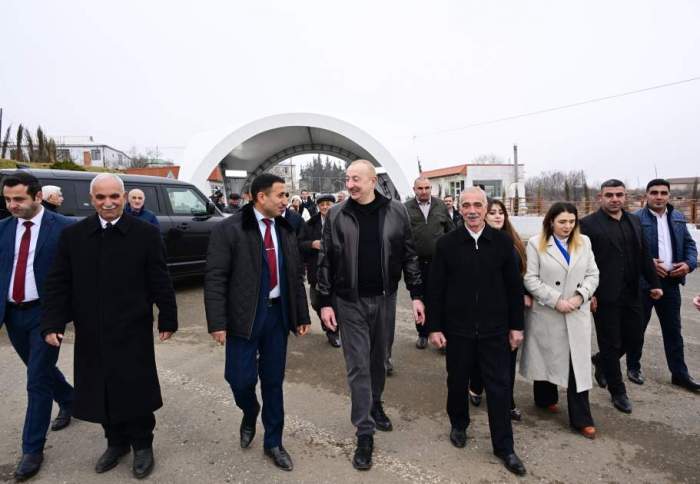 News about - President Aliyev reviews ongoing restoration in Khojaly's Ballija village, meets relocated residents