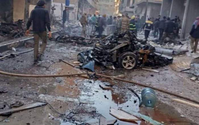 Three people killed in a car bombing in northern Syria