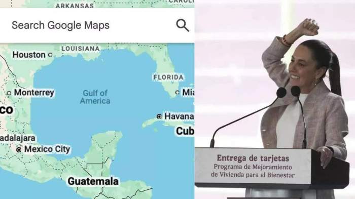 Mexica warns Google:  Gulf of Mexico name change is illegal 