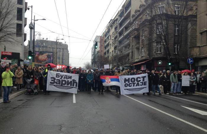 Thousands of protesters in Serbia rally for justice over the Kragujevac railway disaster