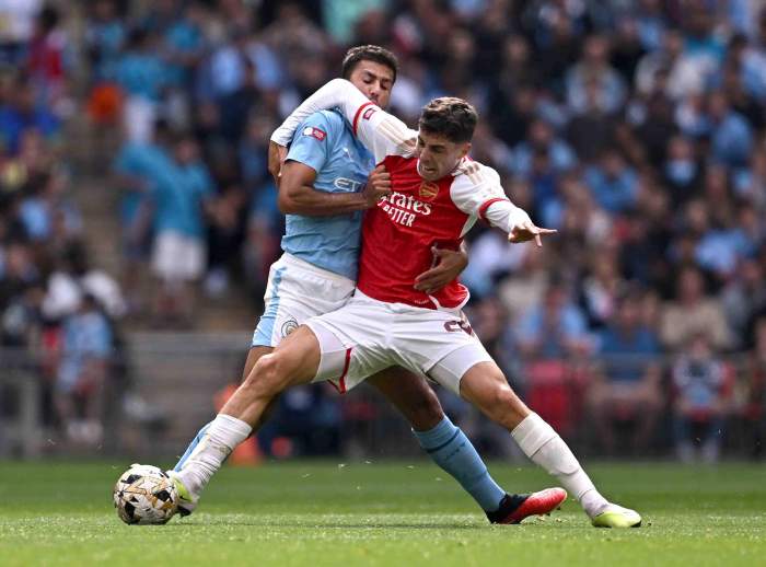 Arsenal thrash Manchester City in English Premier League match 