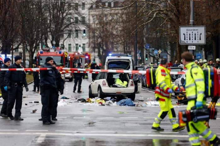 At least 28 people injured in Munich after car plows into crowd 