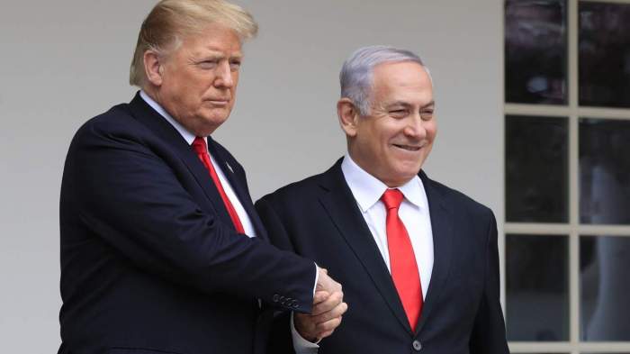 Trump and Netanyahu set to meet once on Tuesday - US official 