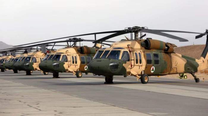 Taliban criticizes transfer of former military helicopters to US