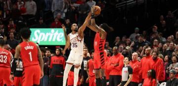 Trail Blazers win fourth straight, beat Suns 121-119