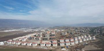 Construction in Azerbaijan Neighborhood in Kahramanmaraş nearing completion 