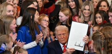 Trump order seeks to ban transgender women and girls from female sports 