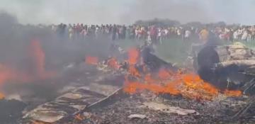 Indian Air Force’s Mirage fighter jet crashes during training - VIDEO 