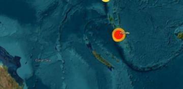 5.9 magnitude earthquake strikes off Coast of Vanuatu