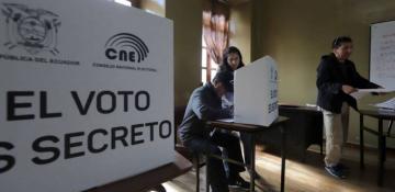 Ecuador's presidential election heads to run-off after tight first round