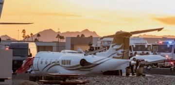 One dead, several injured after business jets collide at Arizona airport  -VIDEO 