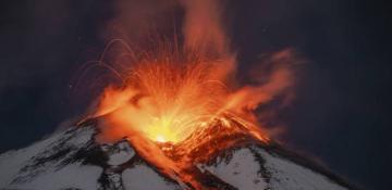 Mount Etna erupts again, spewing ash and lava into sky