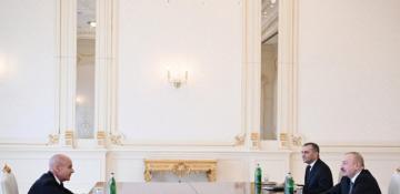 President Ilham Aliyev received President of International Ski and Snowboard Federation 