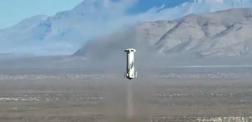 Blue Origin launches 10th space tourism mission -  VIDEO 