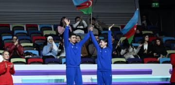 Azerbaijani gymnasts win three medals in World Cup