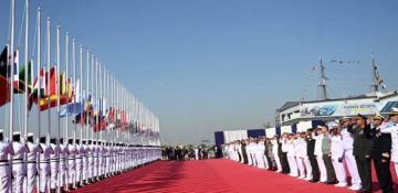 Iranian Navy in Pakistan for multinational military exercises 