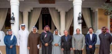 UAE President meets Arab leaders in Saudi Arabia to plan for Gaza 