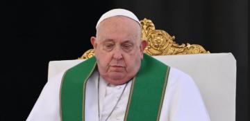 Pope Francis had a restful night after undergoing a blood transfusion following a respiratory crisis