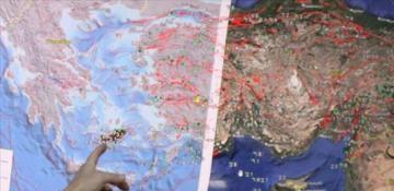 Strong seismic activity persists around Santorini and other Greek islands in the southern Aegean