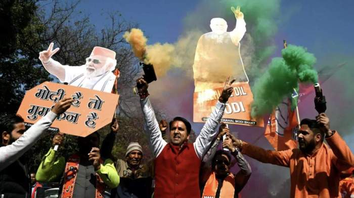 Modi's party wins key Delhi election after nearly 30 years 