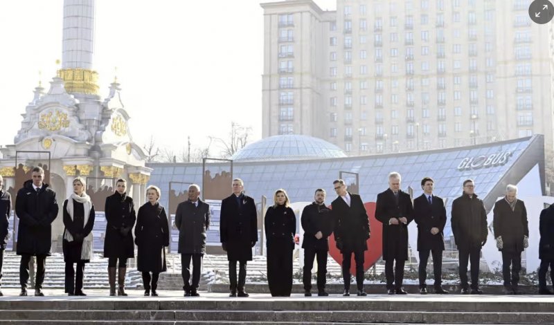 World leaders gather in Kyiv to show support on Ukraine war anniversary 