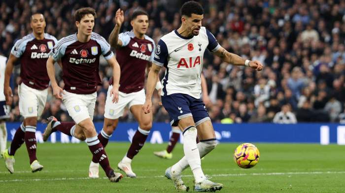 Tottenham crash out of FA Cup after losing to Aston Villa in the last 16 