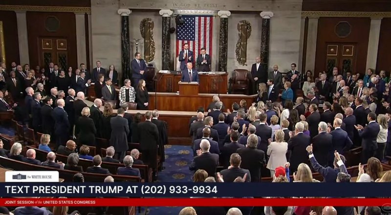 Donald Trump addresses a joint session of Congress -  LIVE 