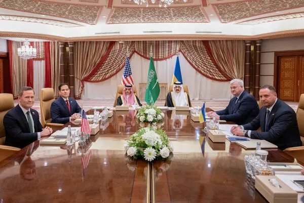Ukrainian and U.S. officials holding talks in Saudi Arabia