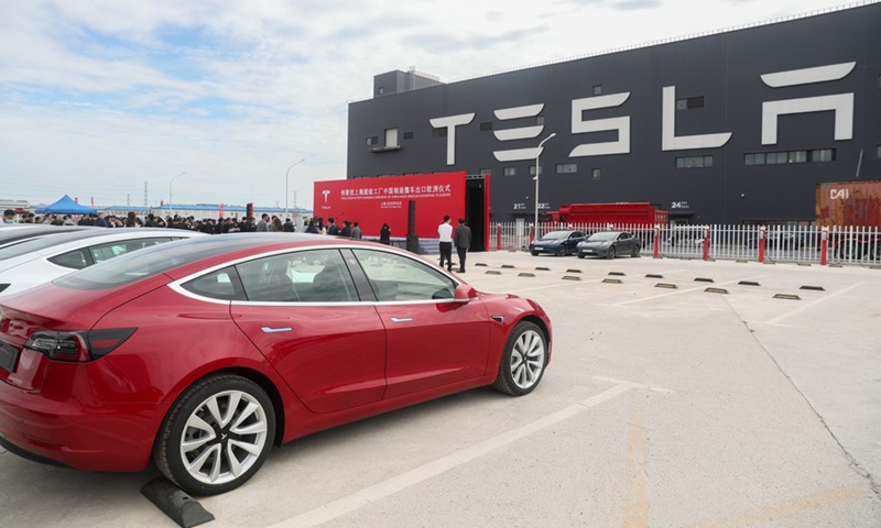 Tesla's sales in China drop nearly 50%, stock declines