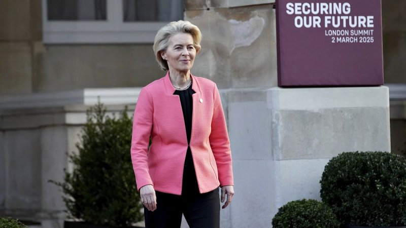 Ursula von der Leyen unveils €800 billion plan to 'rearm' Europe