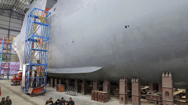 North Korea reveals its first nuclear-powered submarine 