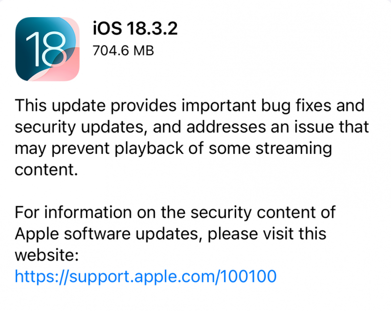 2025/03/1741864431.jpg + Apple issues urgent iOS 18.3.2 update to address critical security flaw News about - Apple issues urgent iOS 18.3.2 update to address critical security flaw