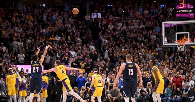 Jamal Murray leads Nuggets to victory over Lakers with late 3-pointer