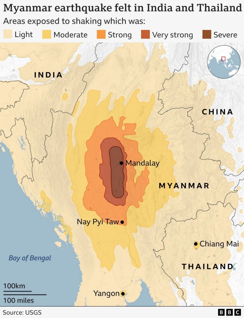 News about - Deadly earthquake in Myanmar, Thailand: What we know