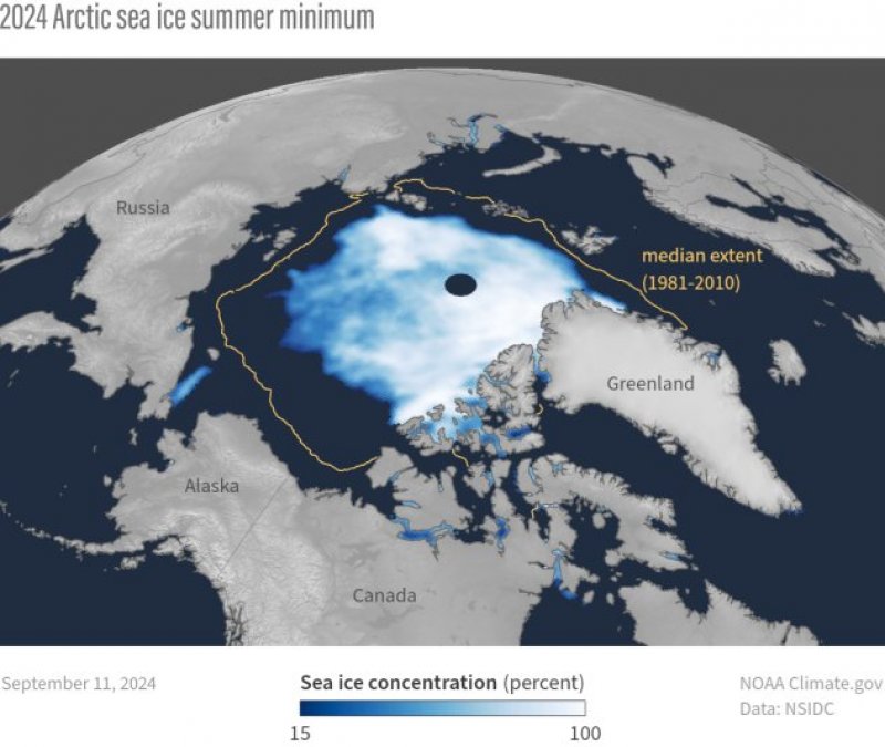 News about - Global sea ice hits record low 